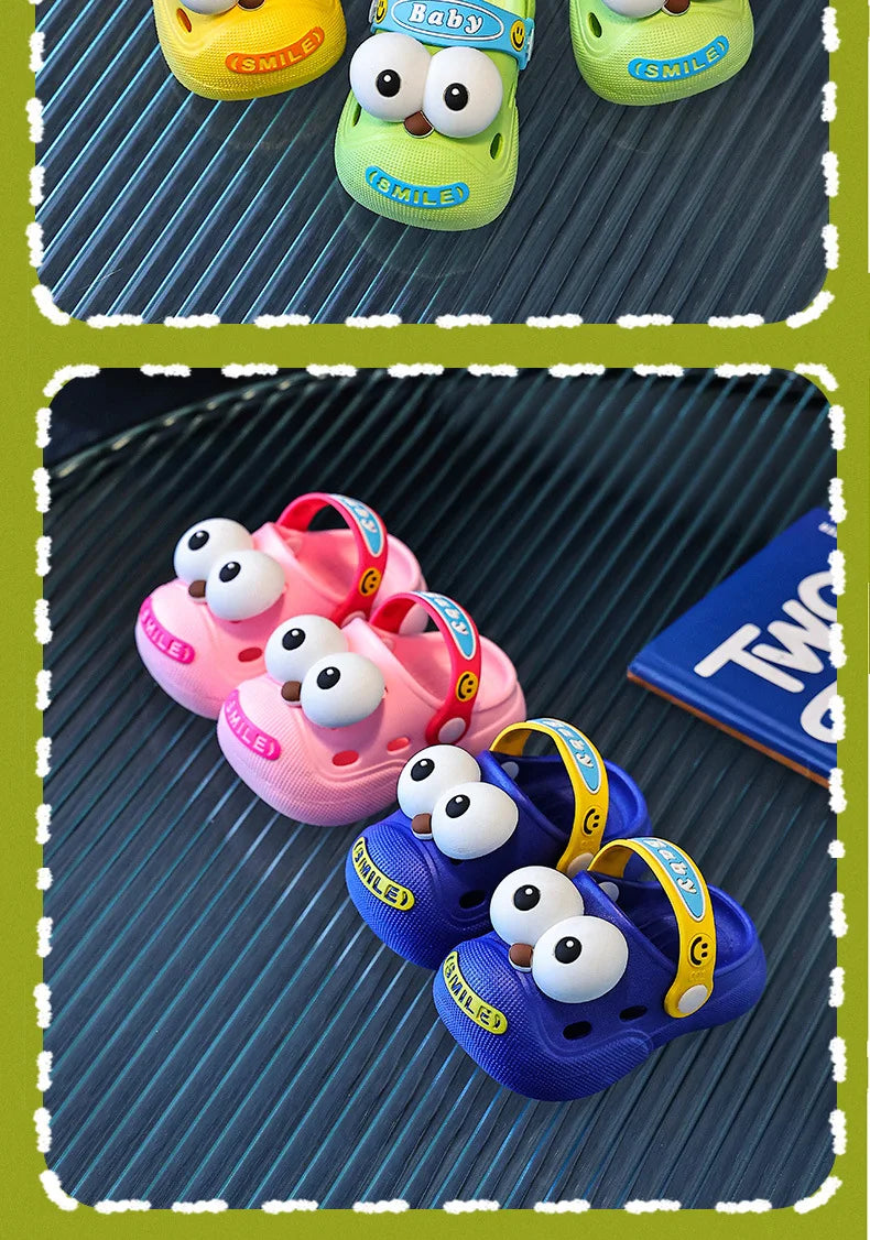 Baby Slippers Cute Princess Garden Children's Shoes Soft Anti slip EVA Children's Beach Shoes