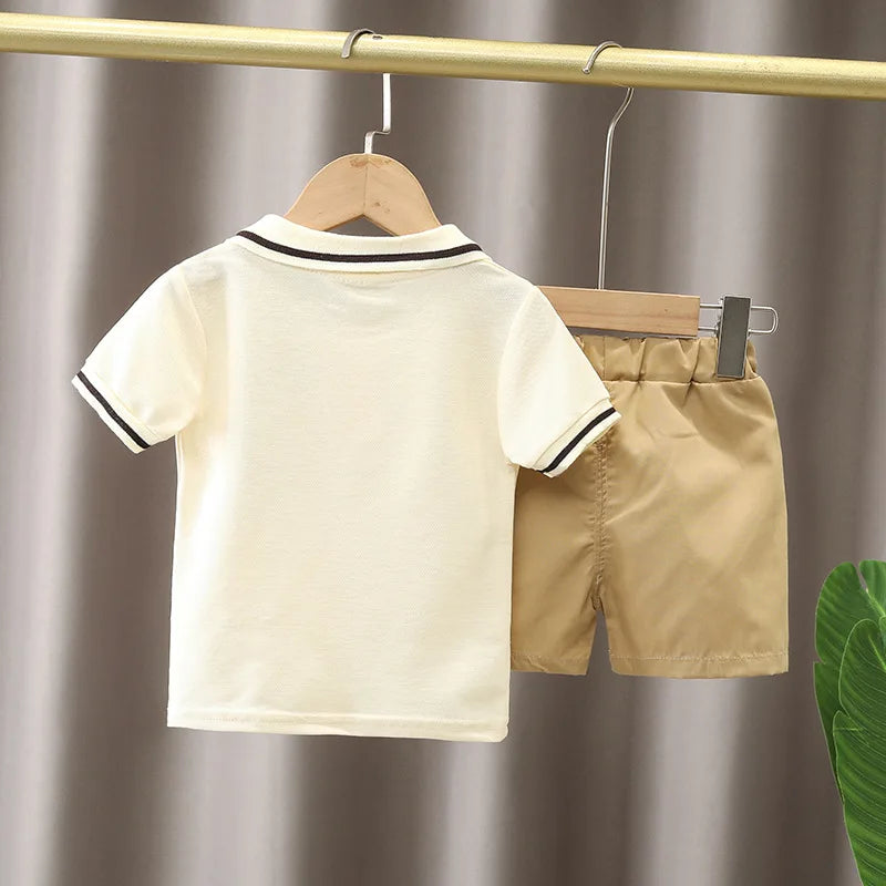 Summer Fashion Baby Boy Clothes Sets T-shirt  Toddler Casual Clothing Suits Children Kids Boys Outfits Suit