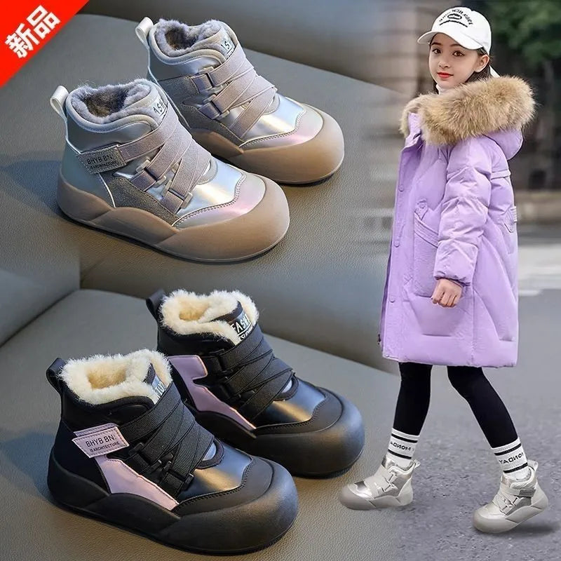Kawaii Casual Shoe Fashion Childrens Shoes Girls Princess Sneakers Non-Slip New Autumn Running Shoes for Kids Girls Casual Wear