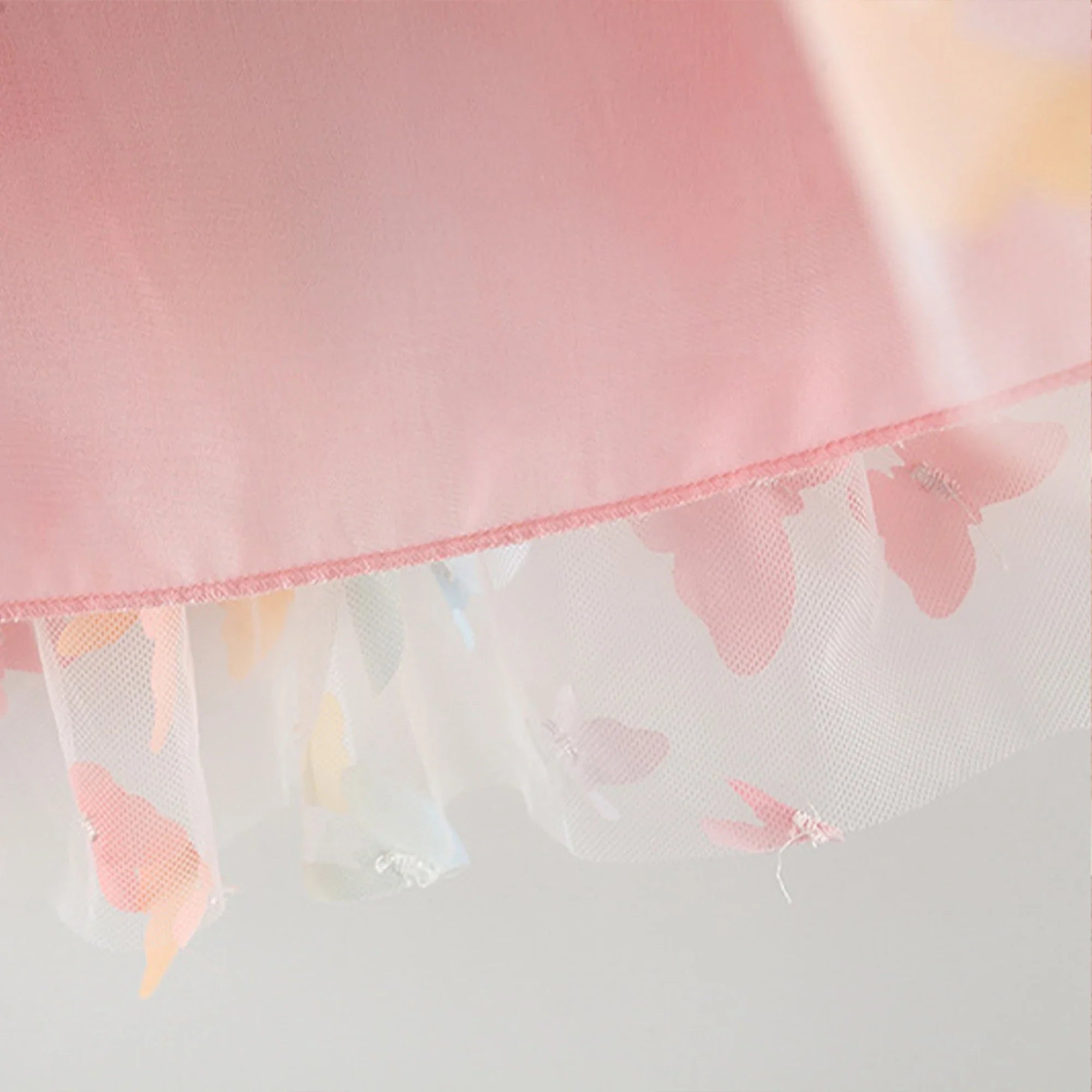 New Baby Girls Birthday Party Evening Dresses Summer Butterfly Wings Children Clothes Sweet Colorful Toddler Kids Costume