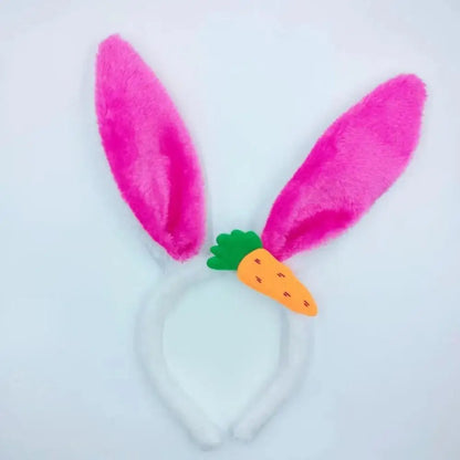 Easter Headband Cartoon-Inspired Party Props Hairband Lolita Cosplay Headwear Playful Rabbit Ear Headband For Themed Parties