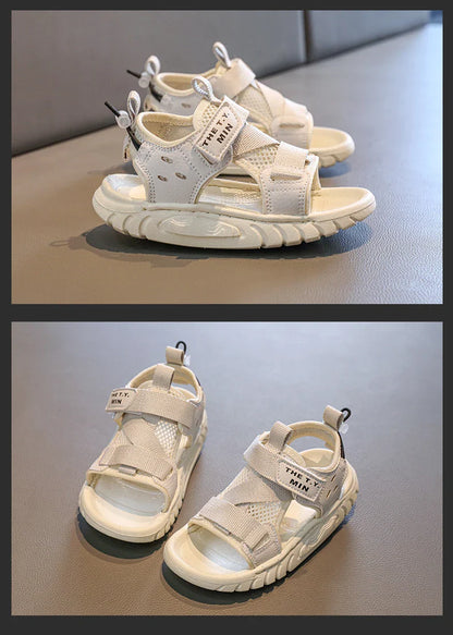 Summer Fashion New Girls Korean Style Casual Beach Shoes Child Outdoor Soft Sole Sandals