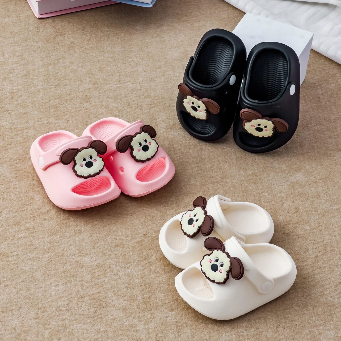 Children's Parent Child Cool Slippers Cute Cartoon Boy and Girl Baby Shoes Summer Children's Slippers