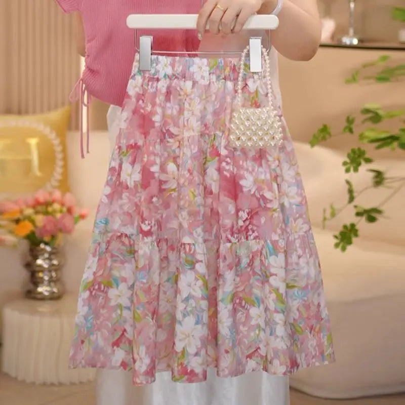 Girls Pajama Shorts Set 2 Piece Summer Soft Cotton Tee + Sleep Shorts