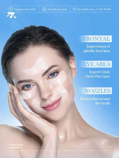Milk Crystal Collagen Eye Mask Firming Anti Dark Circles Remove Eyes Bags Moisturizing Eye Patches Eyes Skin Care