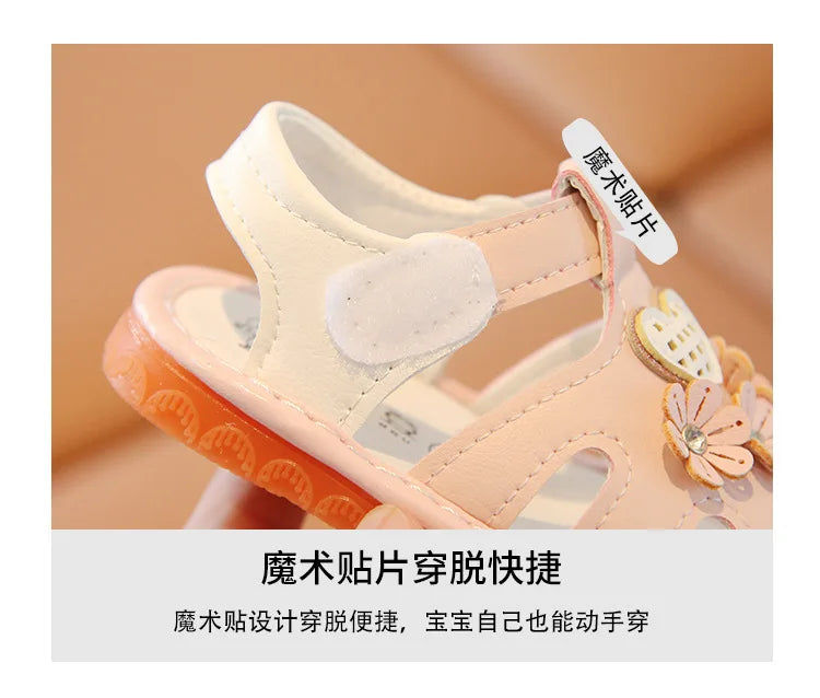 Baby Shoes Summer New Baby Calling Shoe Soft soled  Baby Girl Sandals Anti slip Girl Shoe Children sandals