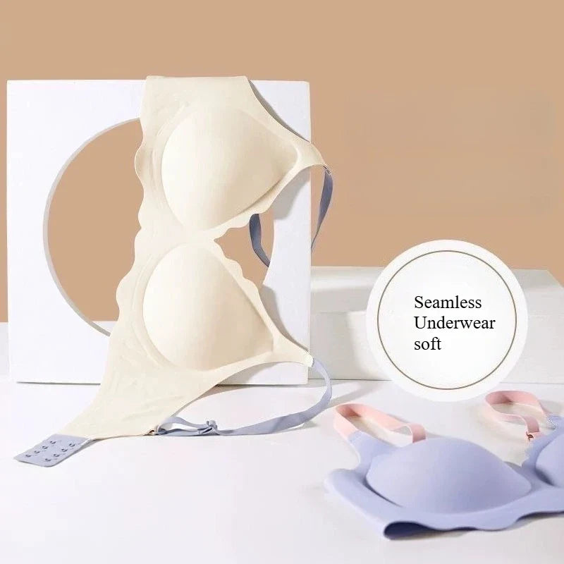 BH Bralette Top Women's Underwear No Steel Ring Pure Desire Comfortable Upper Support Sling Adjustable Beauty Back Bra for women