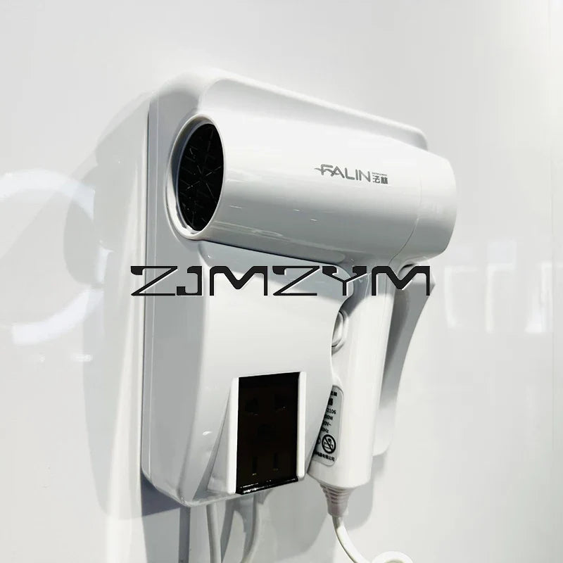 Hair Dryer Wall Mounted High-Power Hot And Cold Hair Dryer For Hotel Home Bathroom Drying Tools