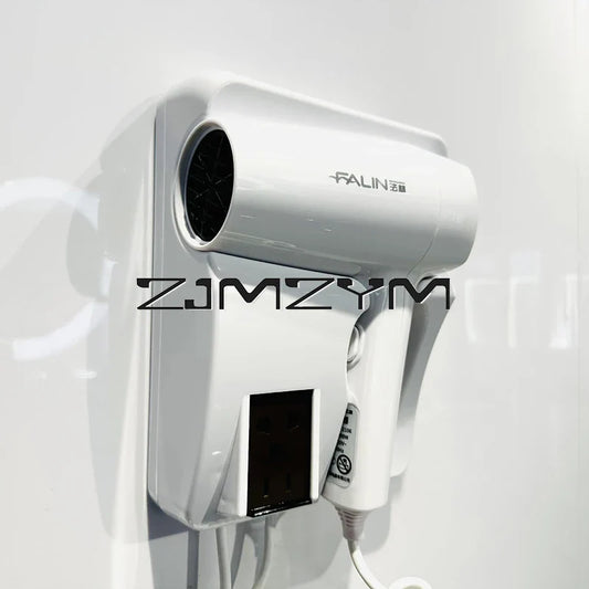 Hair Dryer Wall Mounted High-Power Hot And Cold Hair Dryer For Hotel Home Bathroom Drying Tools