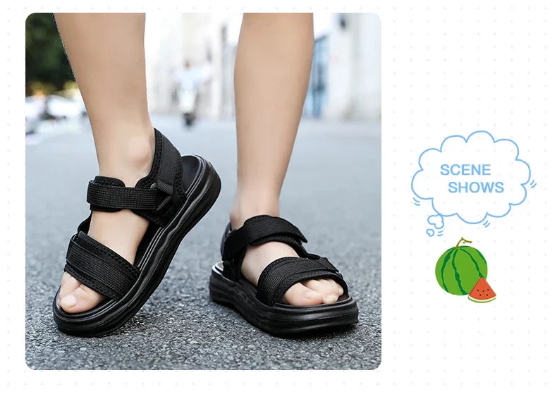 Men's New Summer Sandals, Sports Comfortable and Wear-Resistant Beach Shoes, Outdoor Casual Sandals