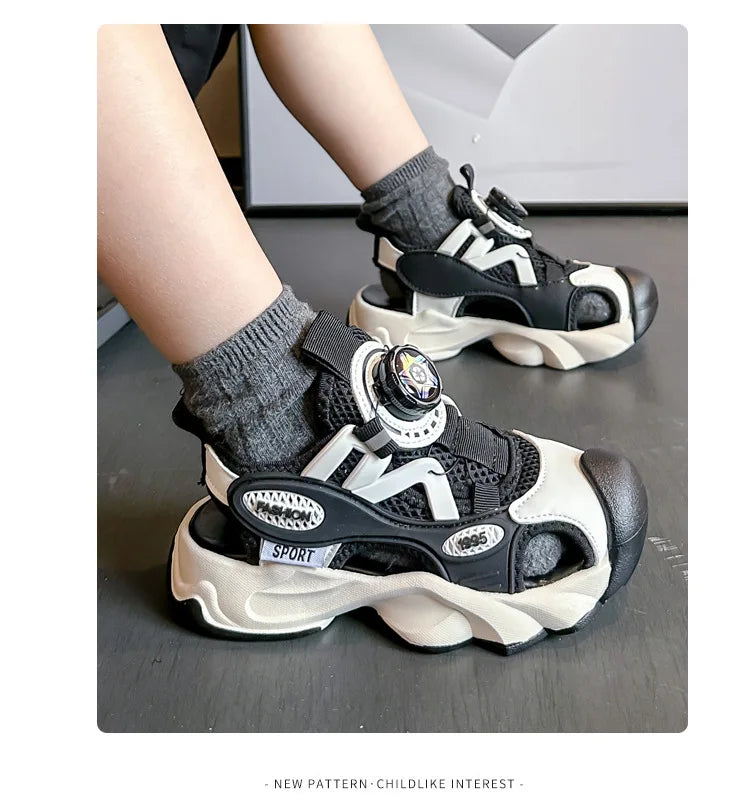 Children Casual Shoes Mesh Breathable Outdoor Beach Shoes Non Slip Comfort Fashion Kids Shoes