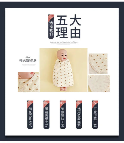 New Baby Swaddle Blanket 0-6 Months Strap Protect Belly Baby Sleeping Blanket Wrap for Newborn