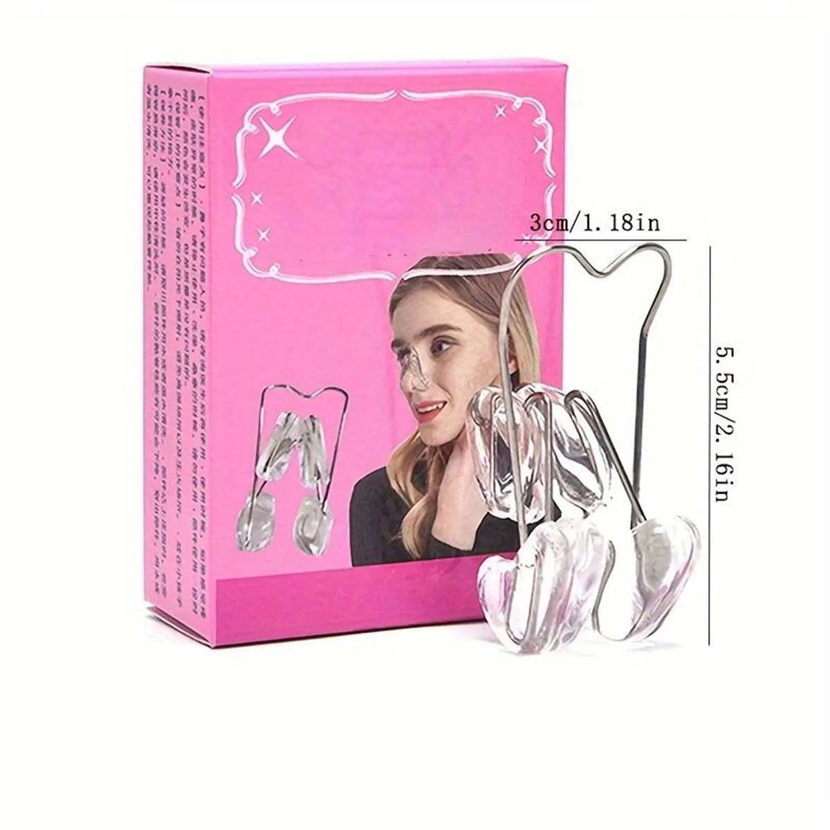 Beautiful Nose Clip for Nose 3D Nose Bridge Heightening Device Narrow Alar Nose Correction Device U-shaped Beautiful Nose Clip