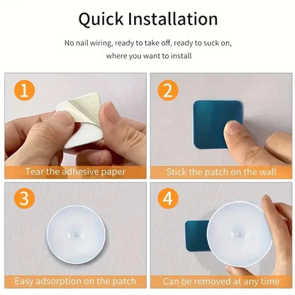 Motion Sensor Night Light - Wireless LED Detector Lamp for Bedroom, Staircase, Closet, and Room Decor-
