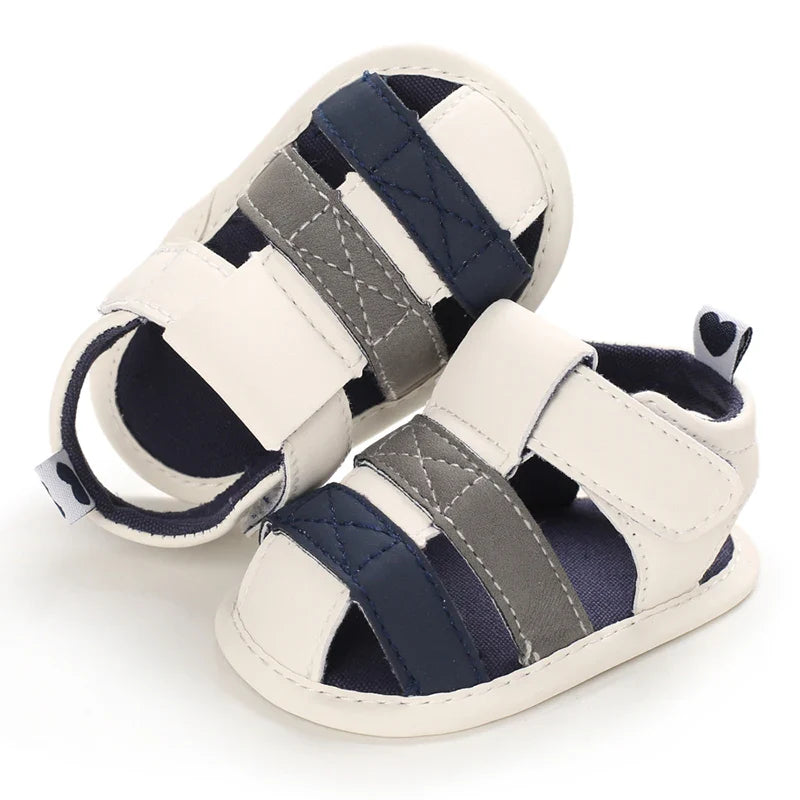 Baby Shoes For Boys and Girls  Summer With Perforated Sandals and Non Slip Soft Soles For Learning To Walk