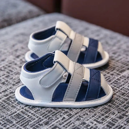 Baby Shoes For Boys and Girls  Summer With Perforated Sandals and Non Slip Soft Soles For Learning To Walk