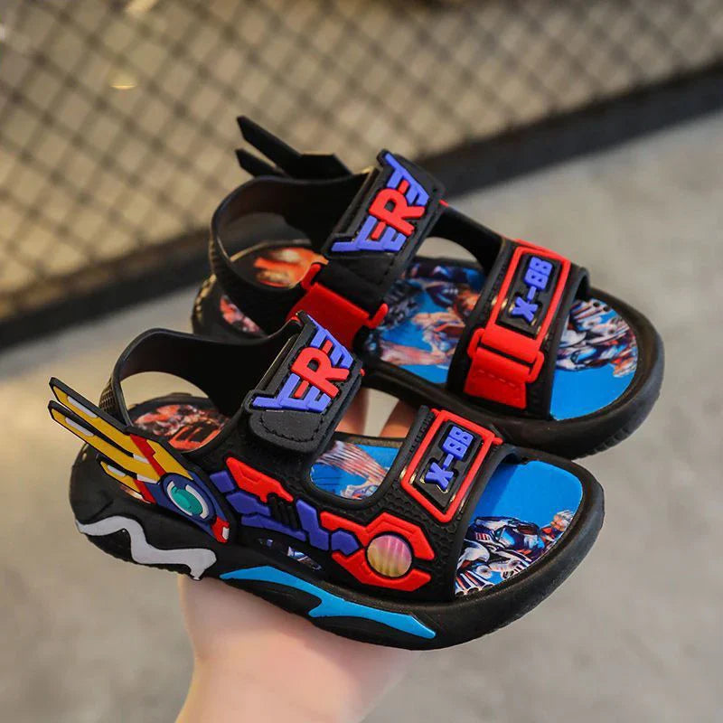 Soft Sole Anti Slip Cartoon Design Beach Outdoor Sandals
