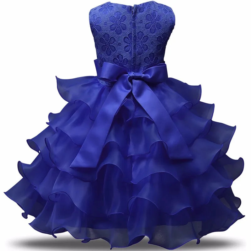 Flower Girl Dress For Wedding Baby Girl  Birthday Outfits Children's Girls First Communion Dresses Girl Kids Party Wear
