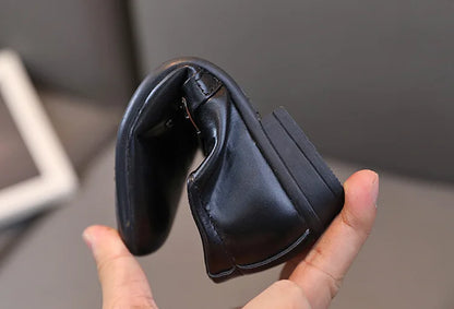 New Kids Shoes for Boys Performance Mary Jane Shoes for Fashion Party Wedding Shows Children Black Slip-on Loafers Leather Shoes