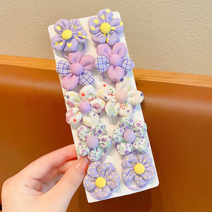 Baby Girl Cute Flower Hair Bands Kids Ponytail Holder Chilren Soft Scrunchies Elastic Rubber Girls