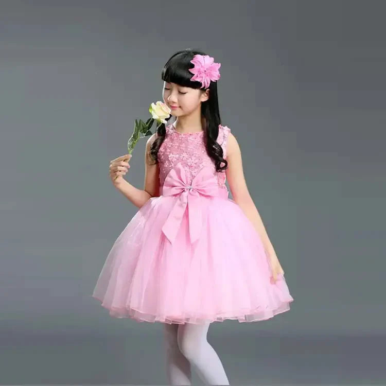Flower Girl Dress For Wedding Baby Girl  Birthday Outfits Children's Girls First Communion Dresses Girl Kids Party Wear