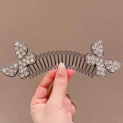 Camellia Hair Comb Invisible Bangs Hair Clip Tidy Artifact Hair pin Girls Hairpin Women Tools Fixed Inser Comb Hair Accessories