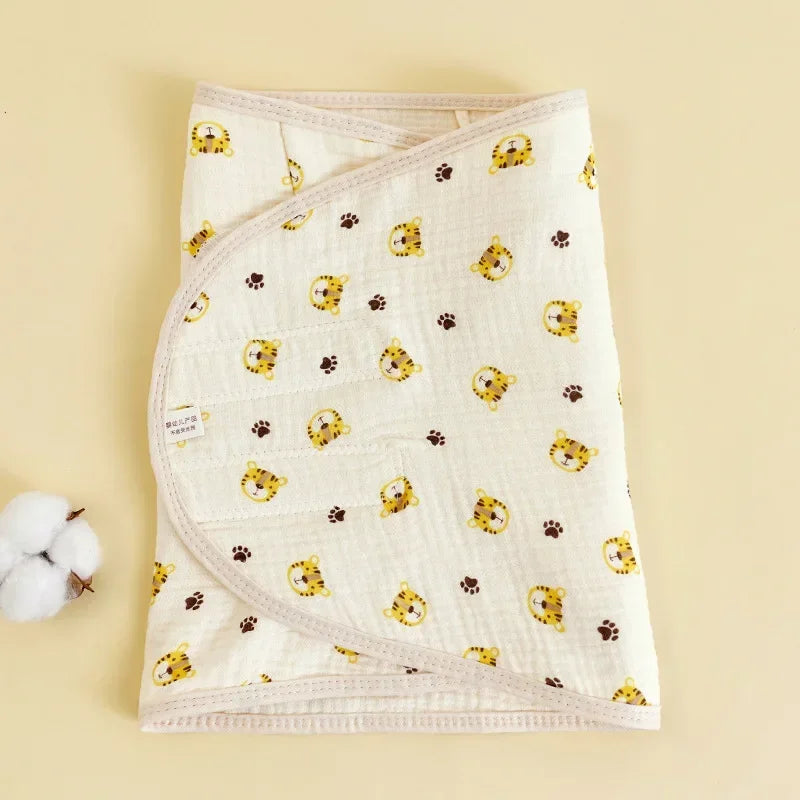New Baby Swaddle Blanket 0-6 Months Strap Protect Belly Baby Sleeping Blanket Wrap for Newborn