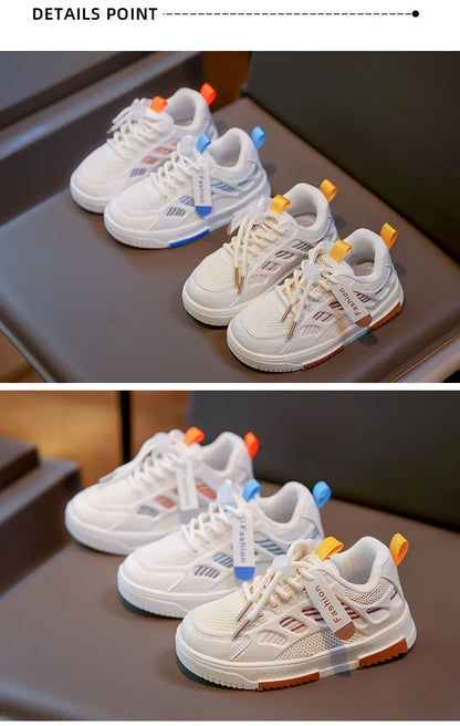 Boys Sneakers Girls Breathable Sport Shoes for Kids Children Autumn Non-slip Casual Student Shoes Outdoor Footwears Basket Shoes