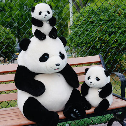 Adorable Base Simulation Lifelike Giant Panda FuBao Plush Toys Kawaii Stuffed Animals Soft Bears Baby Appease Doll Gifts