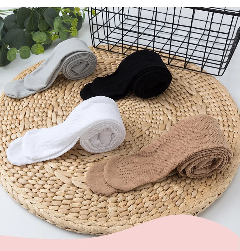 Girls Princess Pantyhose Children Children Summer Thin leggings Mesh Stockings Little Princess White Tight Love Soft Hosiery