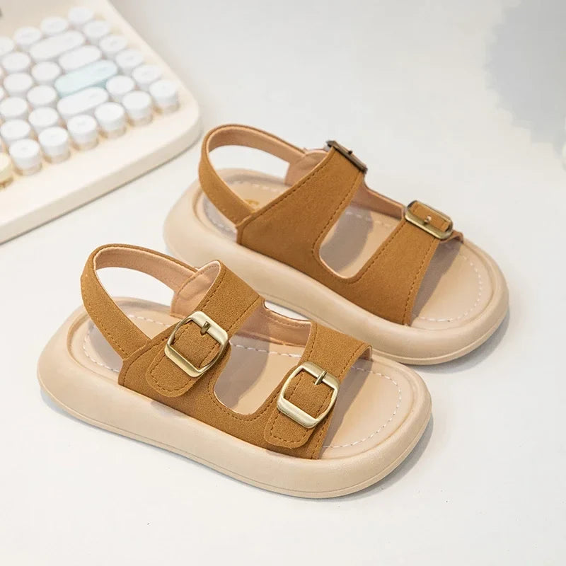 New Fashion Korean Style Soft Sole Anti-slippery Versatile Open-toe Roman Beach Shoes
