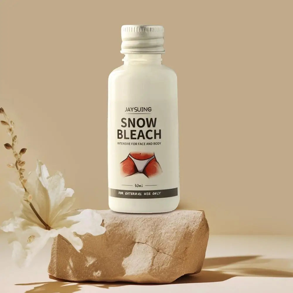 Glowhite Snow Bleach Cream  Hyperpigmentation Lightens Dark Spots Penetrates Skin Layers Brightens Moisturizes Armpit Neck