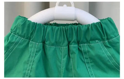 Summer Boy Clothing Suit New Children's Clothes Set Boys Short Sleeve T-Shirt Shorts 2 Piece Set Kids Sportswear Suit 2 4 6 8Y [Avaiilable]