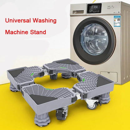 Universal Base Washing Machine Stand Lifting Fridge Base Multi-functional Adjustable Base for Dryer Refrigerator Washing Machine