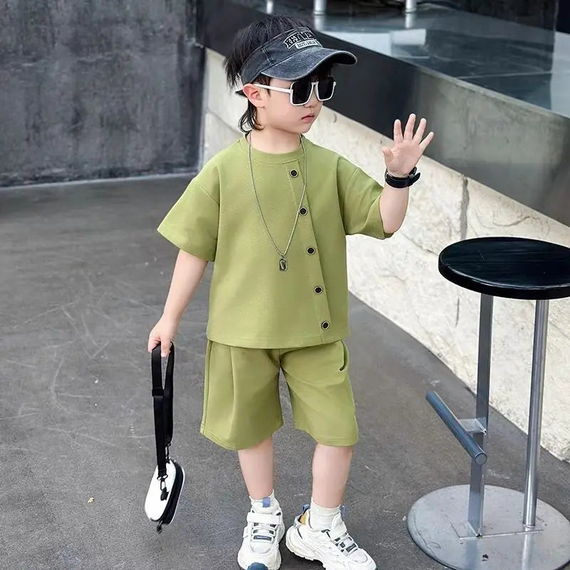 Boys 7 Kids Set Boy's Suit Child Outfit Boys' Summer Shirts Fashion Children Casual Clothes 4 Clothing Toddler Boy