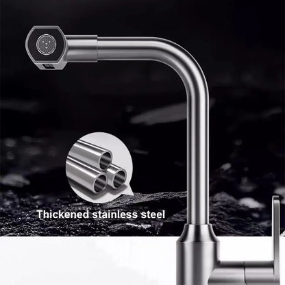 Basin Faucet Kitchen Sink Faucet Stainless Steel Hot and Cold Tap Toilet Water Mixer Tap Bathroom Accessories