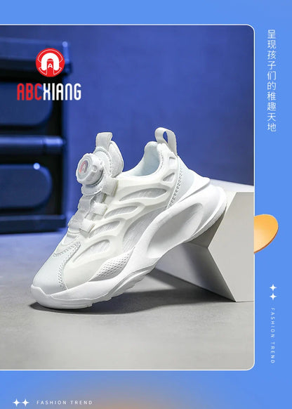 Casual Kid's Sneakers Thick Sole Running Sports Shoes for Children Fashion Student Shoe Boys Girls Tennis Trainers Size 28-39