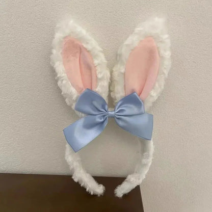 Easter Headband Cartoon-Inspired Party Props Hairband Lolita Cosplay Headwear Playful Rabbit Ear Headband For Themed Parties