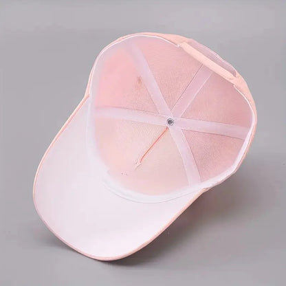 Butterfly Baseball Cap Women's Spring Summer Versatile Sunshade Hat Lace Pattern Baseball Cap
