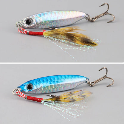 Metal Artificial Bait Jig 7g 10g 15g 20g 25g 30g Shore Casting Jigging lure Shore Casting Saltwater Fishing lure Bit