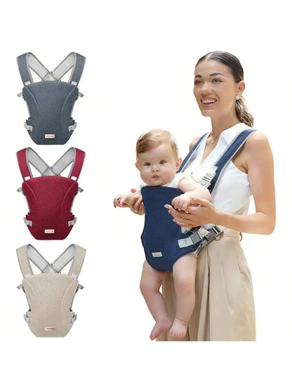 Baby Mesh Carrier, Front-Facing Carrier - Horizontal Carrier with Waist Support, Mesh Design for Better Breathability, Cross-Back Design, Adjustable Shoulder Straps, Lightweight for All Seasons - Multifunctional Front and Bac