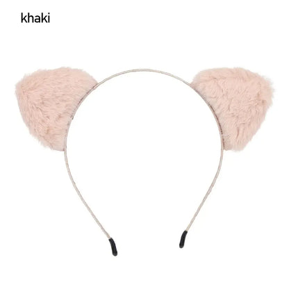 Cute Lace Cat Ears Headband Fancy Dress Hairband Women Girls Cosplay Headwear Masquerade Anime Costume Party