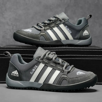 Men's Shoes Fashion Versatile Breathable Board Shoes Thick soled Trendy Casual Shoes  (Available)