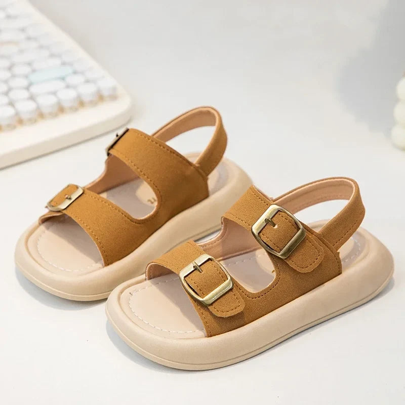 New Fashion Korean Style Soft Sole Anti-slippery Versatile Open-toe Roman Beach Shoes