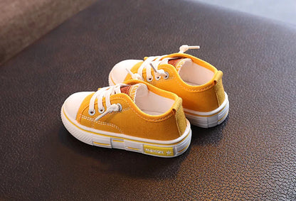New Children's Canvas Shoes Fashion Baby Board Shoes Girls' Breathable Single Shoes Boys' Casual Shoes