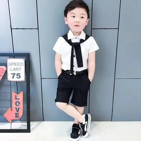 New Boy 2 pcs Clothing Set   Kids Clothes Suits Children Clothes Sets Baby Outfits Summer