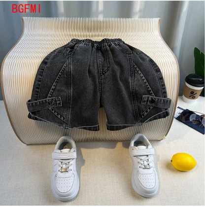Hot Sale Fashion Baby Boy Suit Summer Clothes Short Sleeve T-shirt Short Jeans 2 Piece Set Kids Outfit Children's Costume