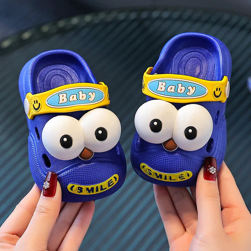 Baby Slippers Cute Princess Garden Children's Shoes Soft Anti slip EVA Children's Beach Shoes