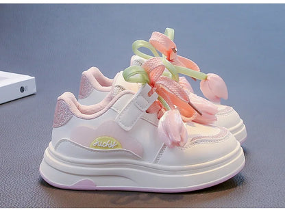 Child Sportshoe Four Season New Korean Version Child Flat Bottomedshoe Casual Girl Slip Fashion Men Women Versatile Runningshoe