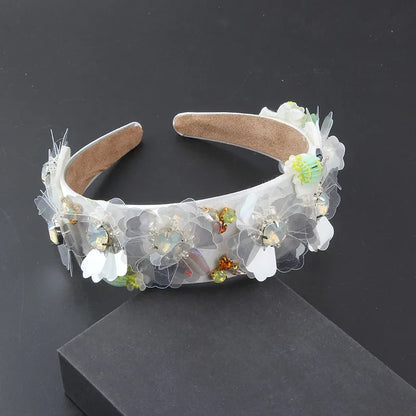 Gorgeous Personality Rhinestone Headwear Fashion Hairband Luxury Baroque Rhinestone Headband Wedding Ladies Bridal Hair